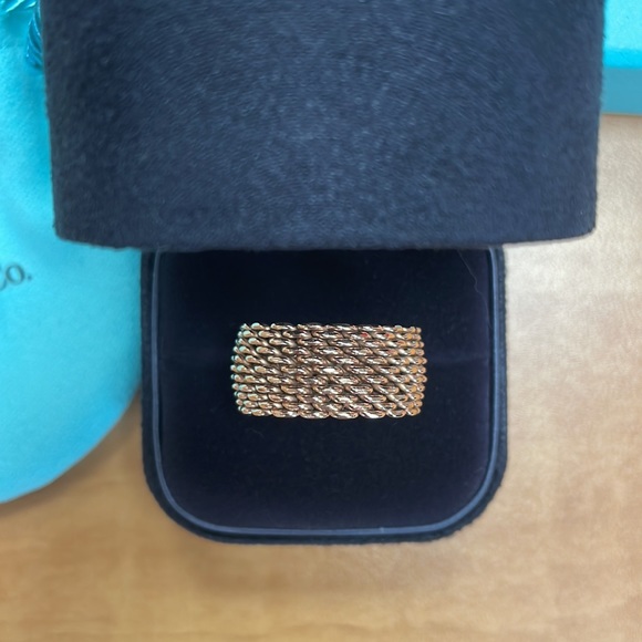 Tiffany & Co Rubedo Sommerset Mesh Ring - Size 5 - Picture 3 of 10